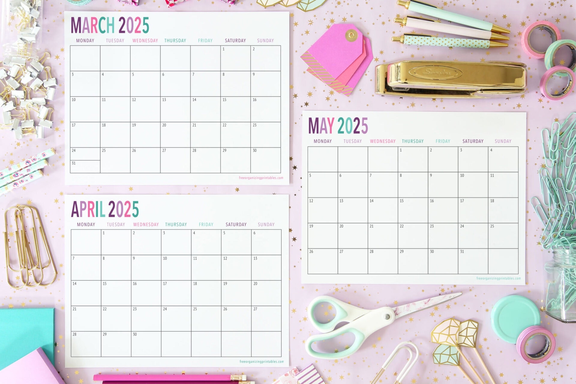 Blank Calendars 2025 Monday Thru Sunday