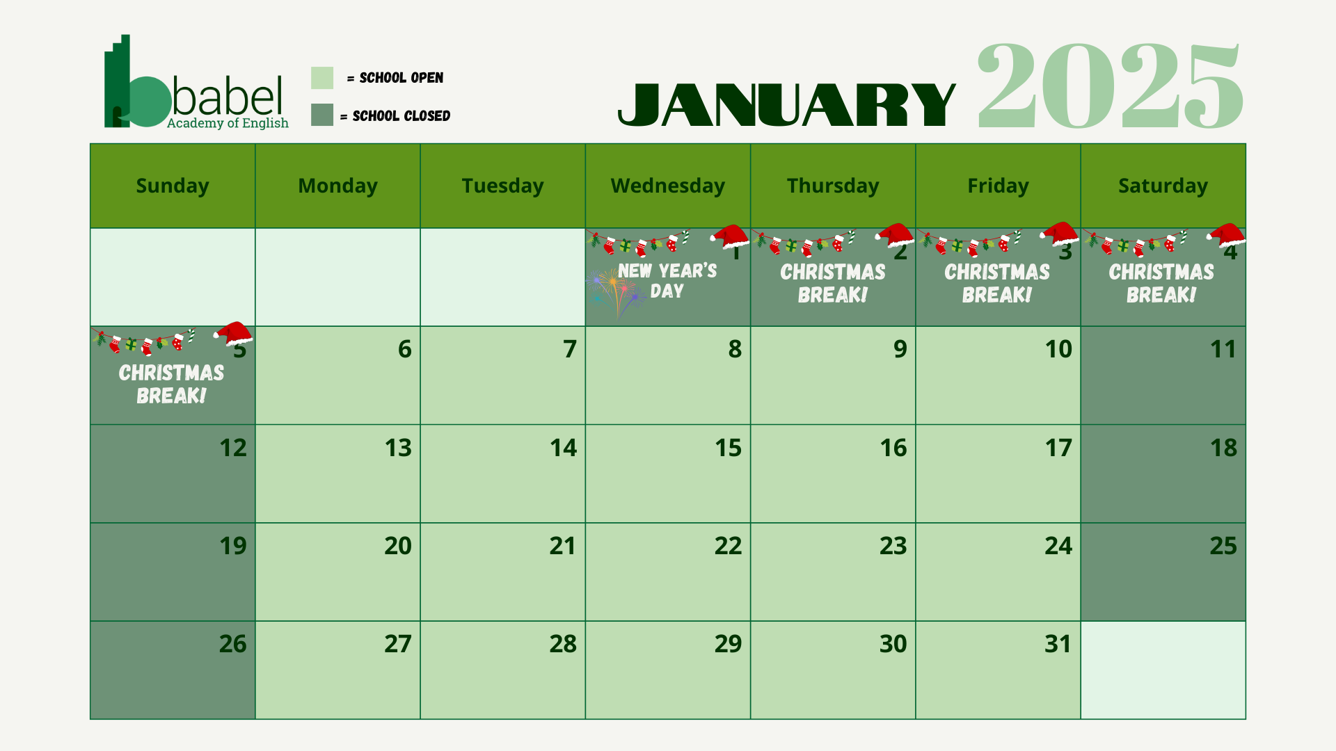 Blank Calendar 2025/2026 School Calendar