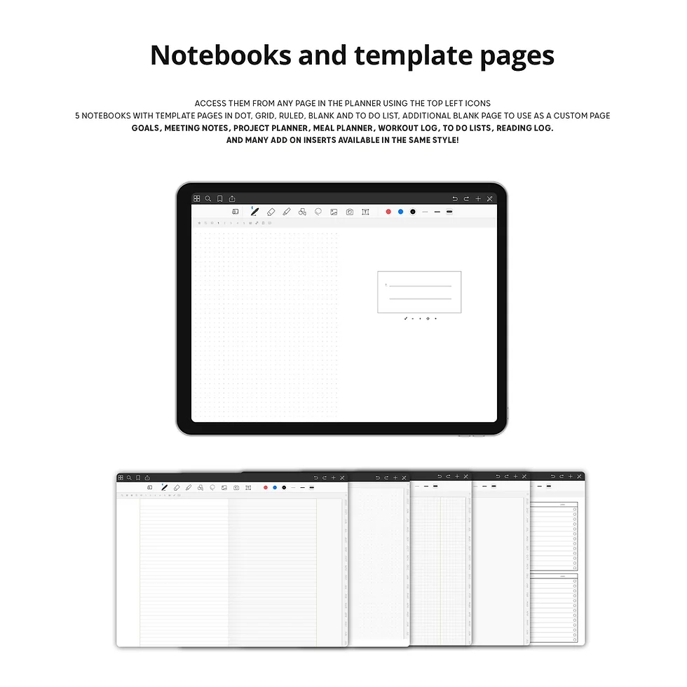 2025 2026 LIWO Digital Planner With Calendar Integration For IPads And Tablets MyDailyPlanners