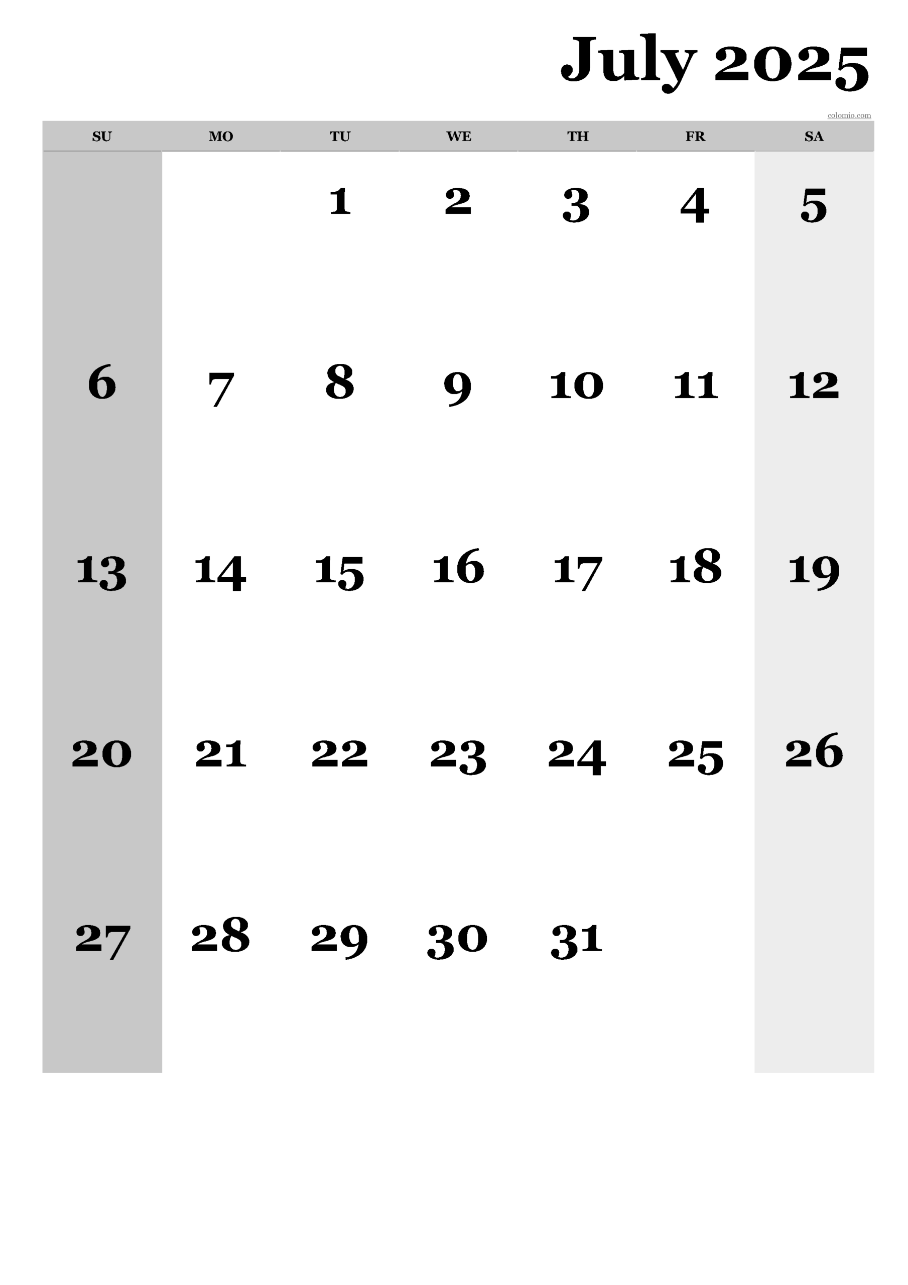2025 Calendar Monthly Calendars With Calendar Maker PDF Excel And Image File Free Download And Printable