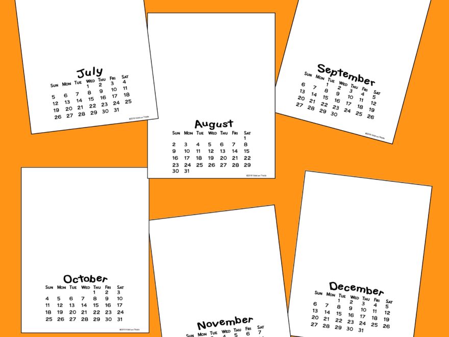 2025 Calendar Parent Christmas Gift For Parent Student Gift Monthly Print Blank Kid Draw In C4 Made By Teachers