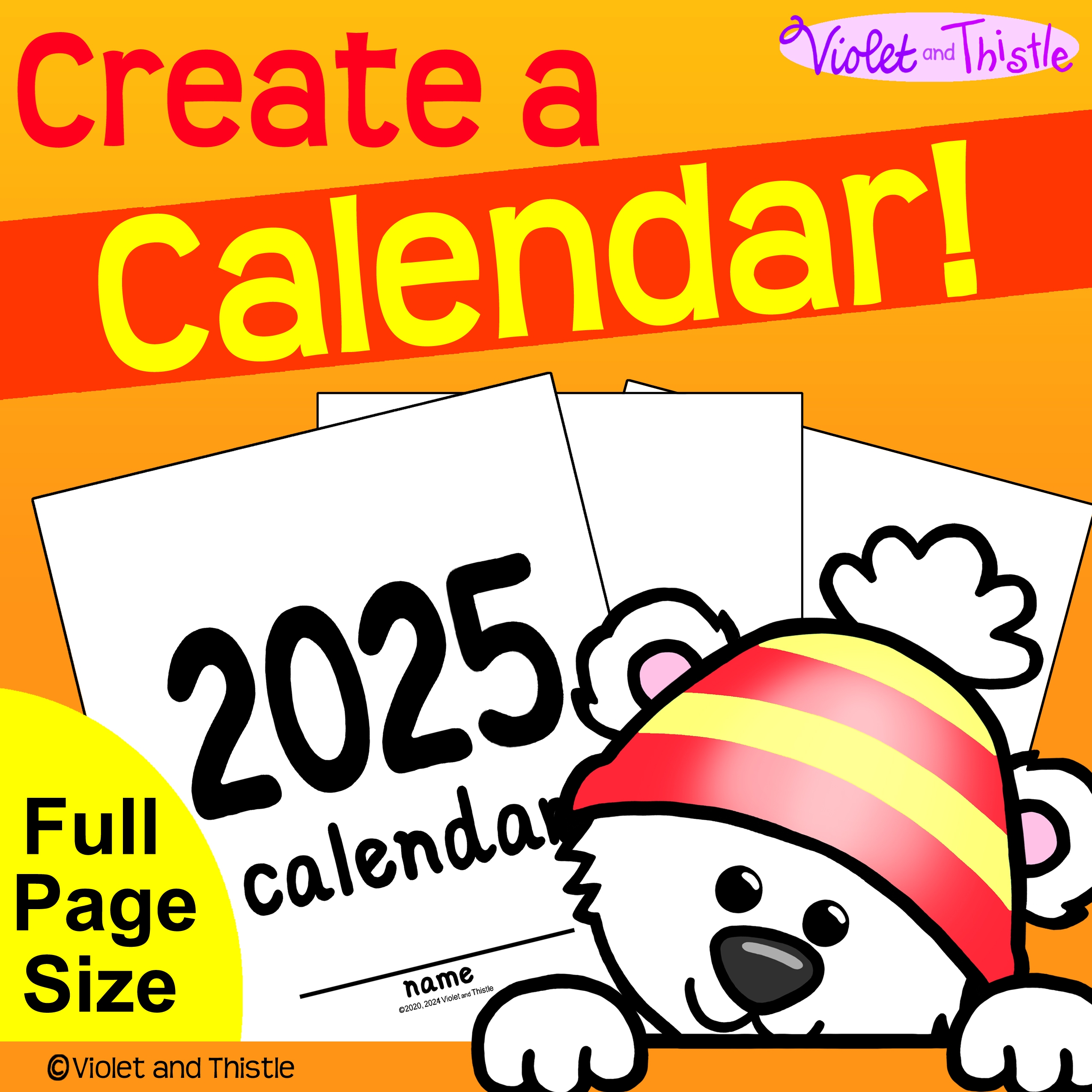 2025 Calendar Parent Christmas Gift For Parent Student Gift Monthly Print Blank Kid Draw In C4 Made By Teachers