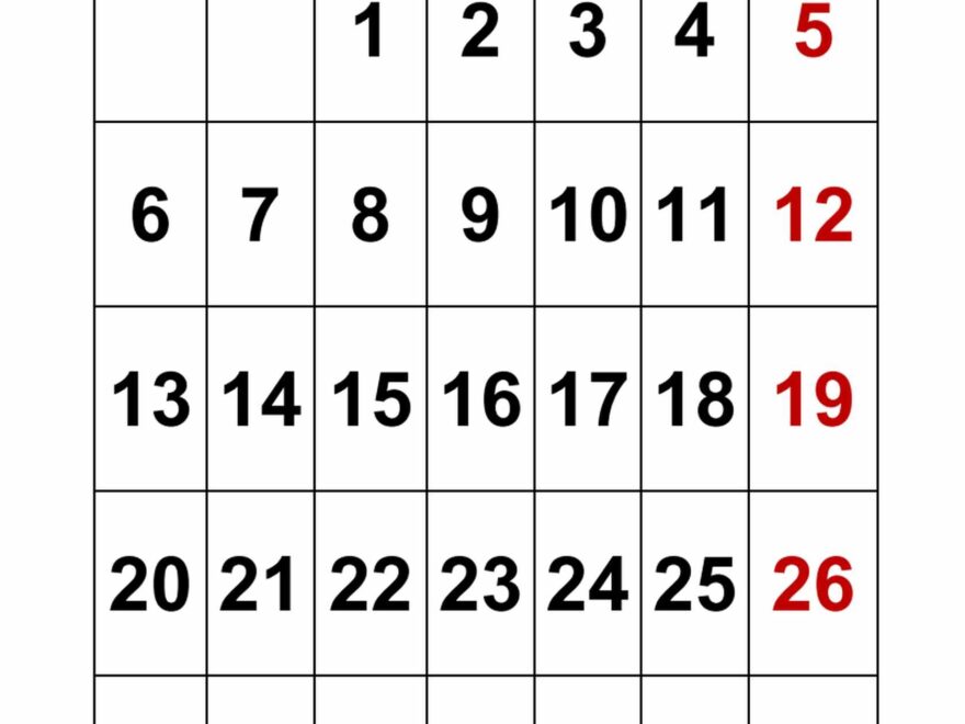 2025 Calendar Word Template
