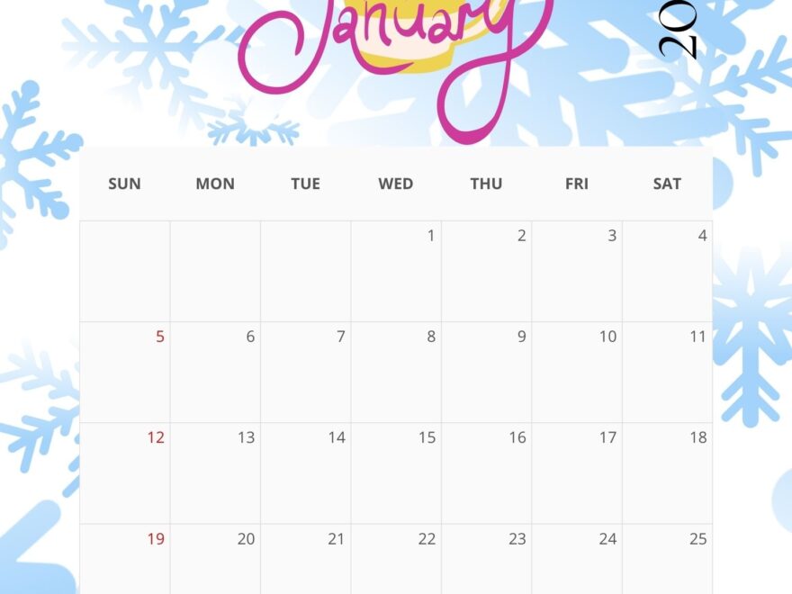 2025 Monthly Calendar Free PDF Printable EntheosWeb