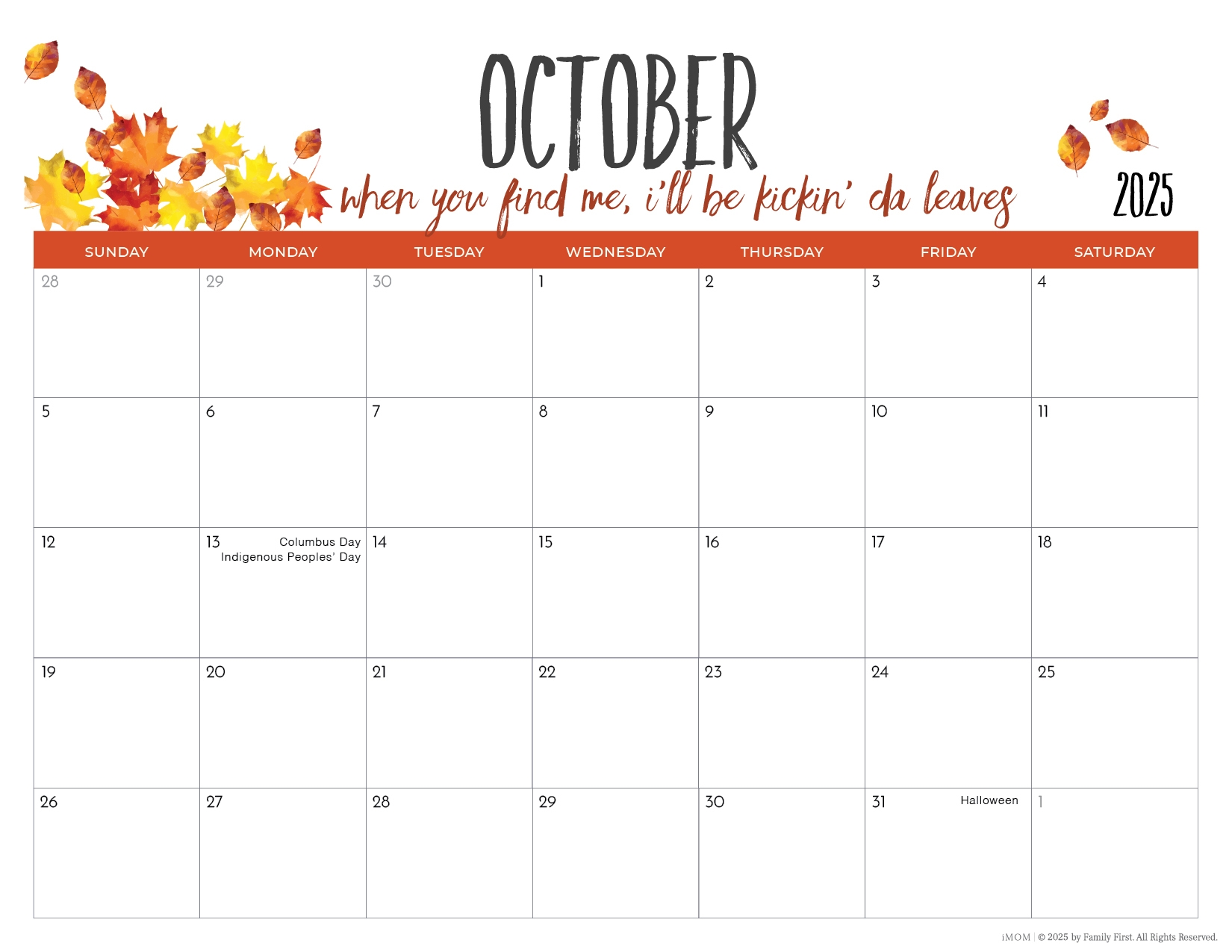 2025 And 2026 Cute Blank Calendar