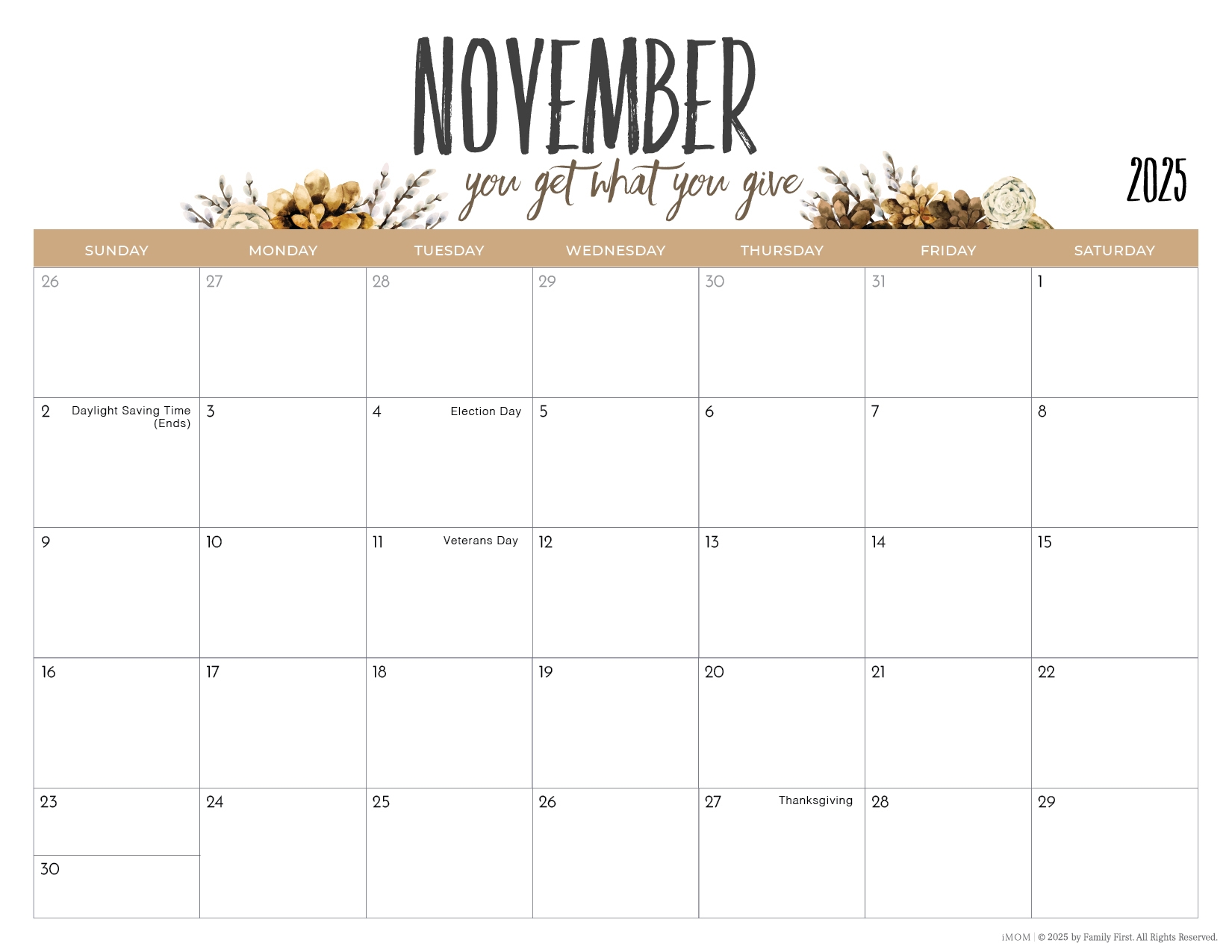 2025 Printable Calendars2025 2026 Printable Calendars For Moms IMOM