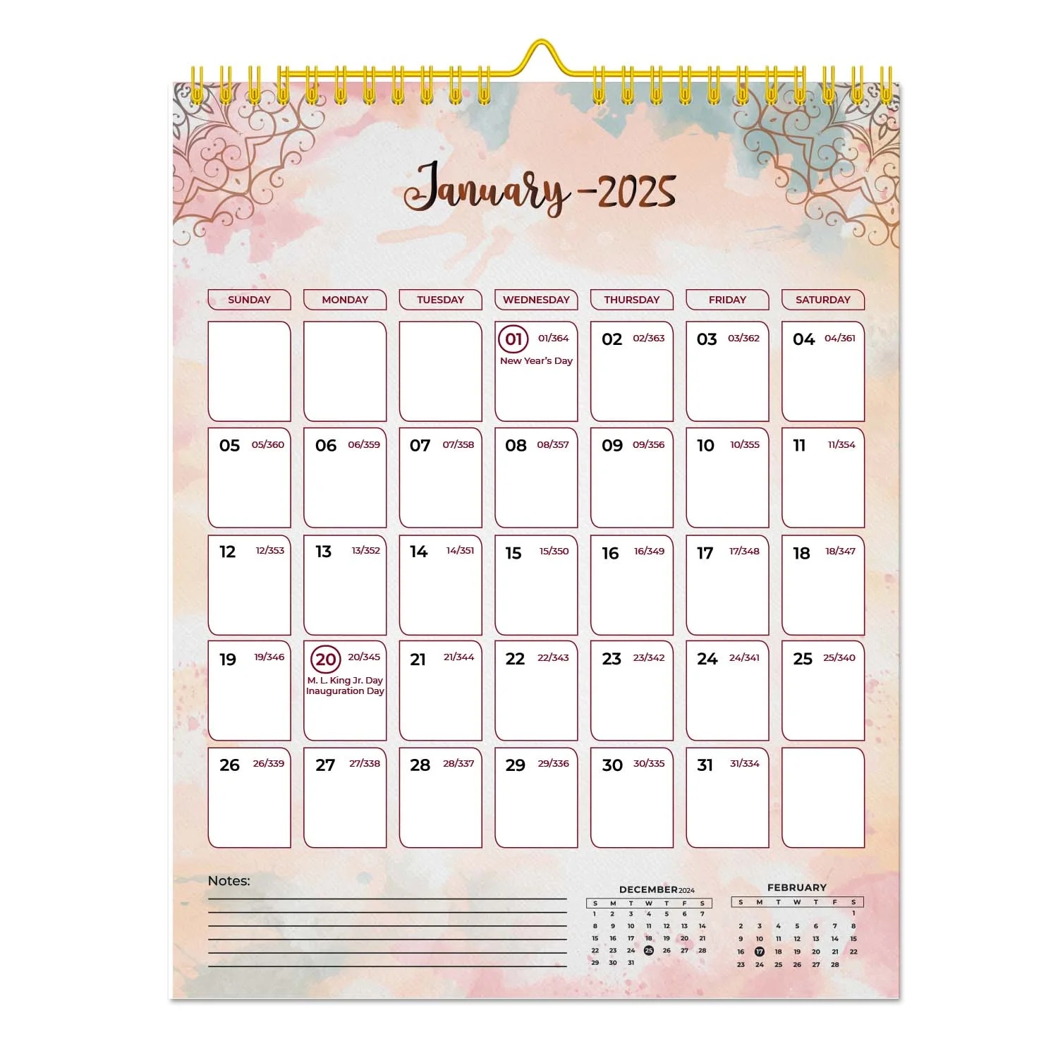 Printable December 2025 Calendar