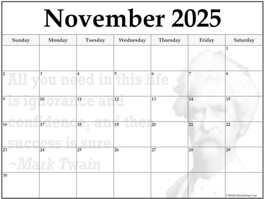 24 November 2025 Quote Calendars