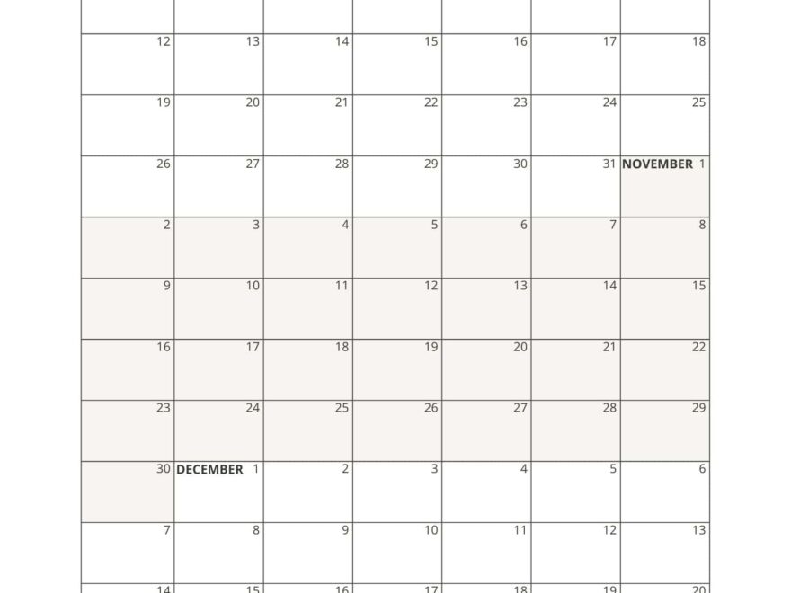 3 Month Calendar Printables 2025 And 2026 Love Our Real Life