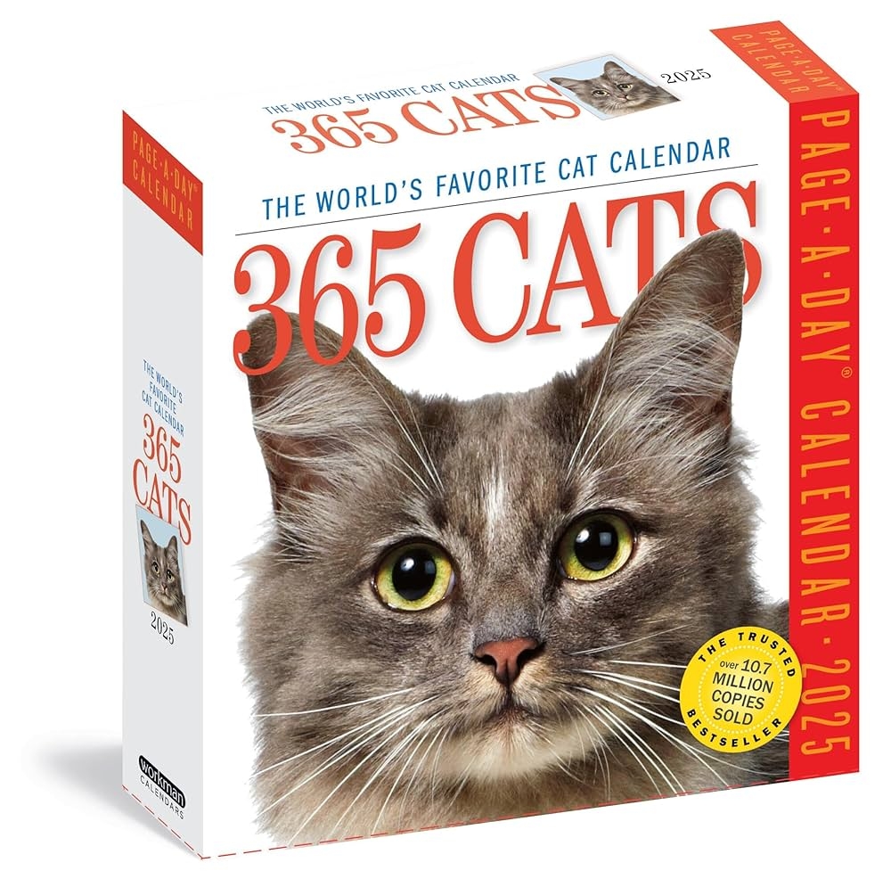 365 Cats Page A Day Calendar 2025 The World s Favorite Cat Calendar Workman Calendars 9781523525089 Amazon Books