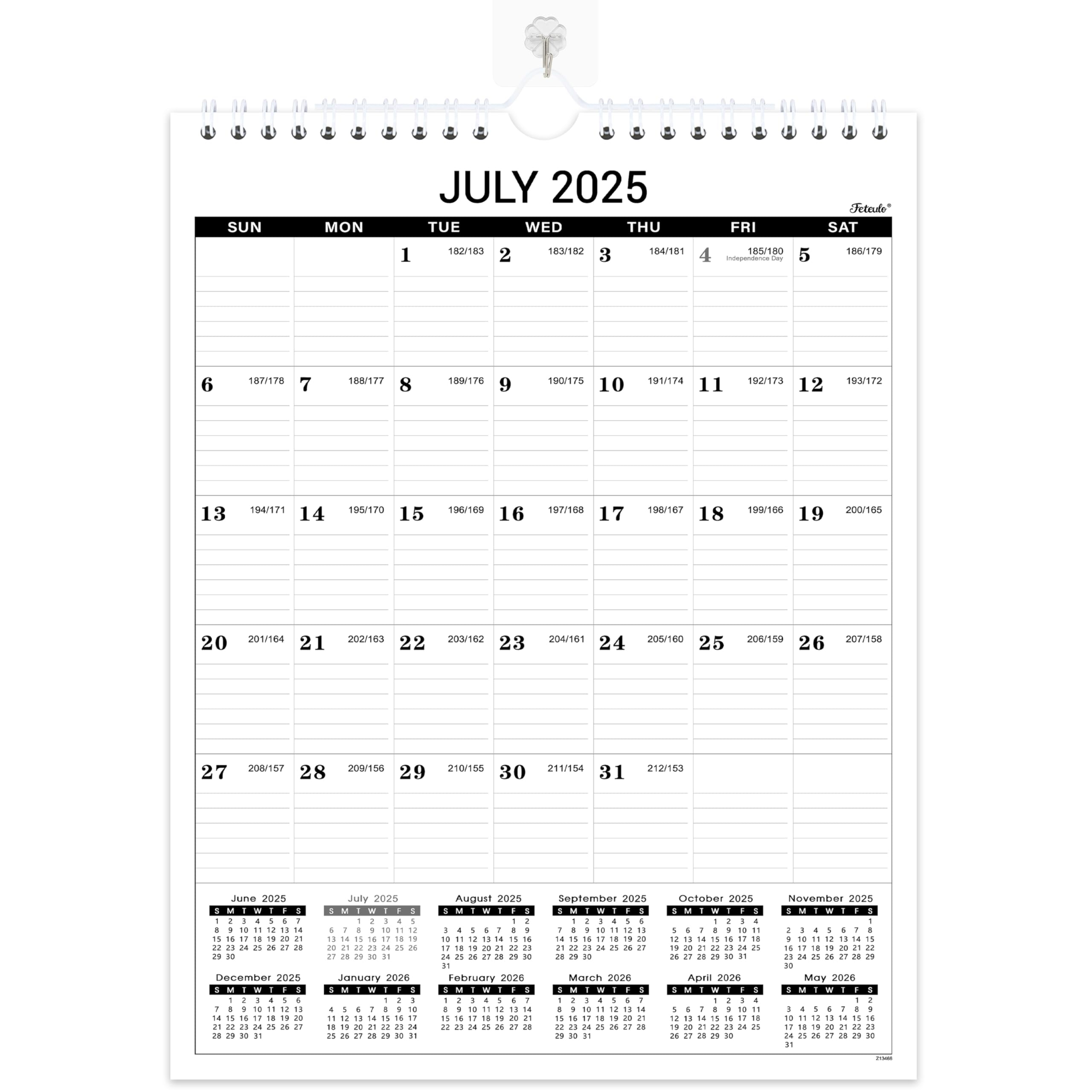 December Calendar 2025 Blank