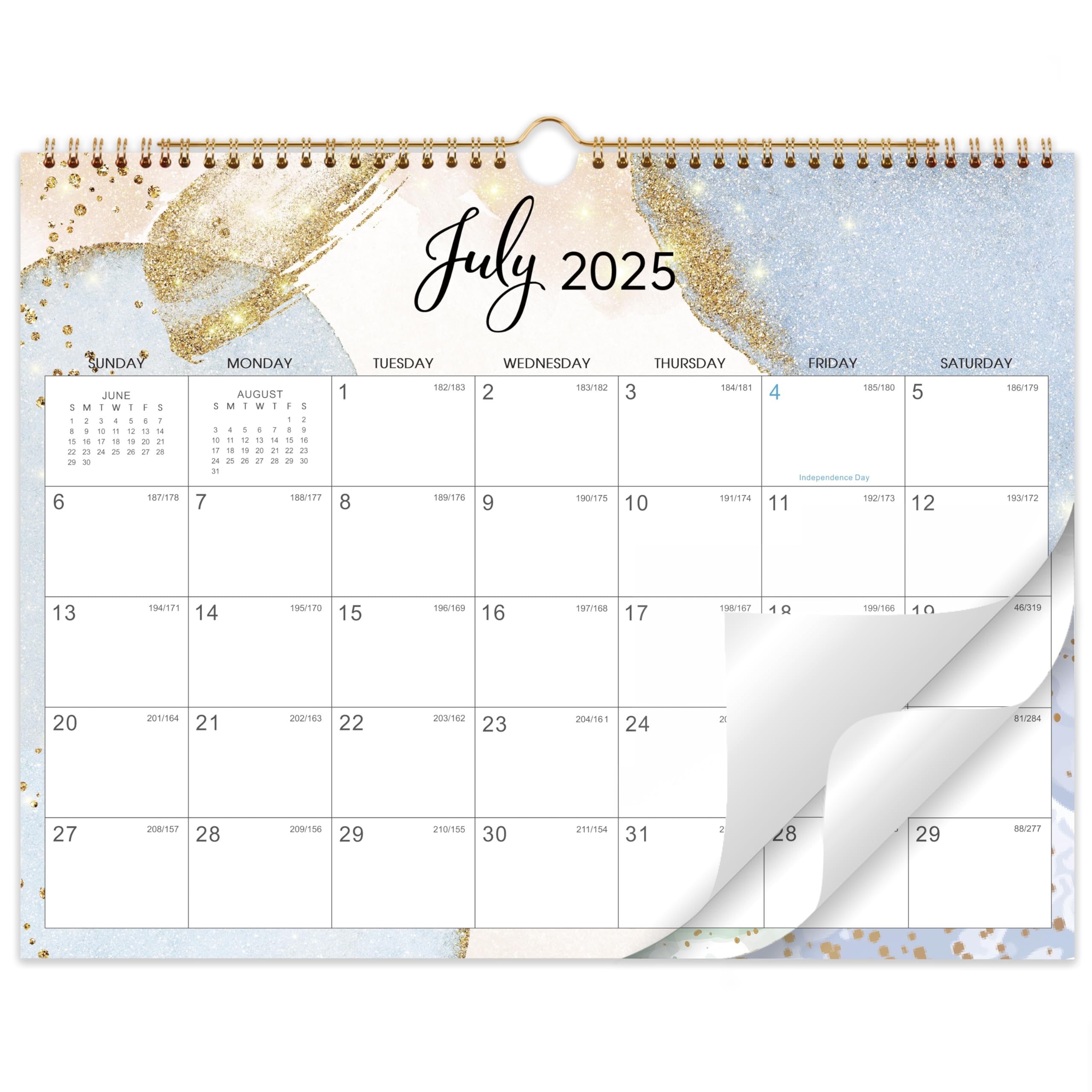 Amazon 2025 2027 Wall Calendar 2 Year Wall Calendar 2025 2027 From Jul 2025 To Jun 2027 24 Months Calendar With Blank Blocks And Julian Dates 14 5 X 11 5 Office Products