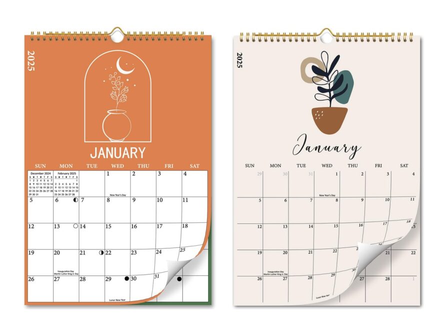 Amazon 2025 Calendar Boho Wall Calendar From January 2025 To December 2025 Office Products