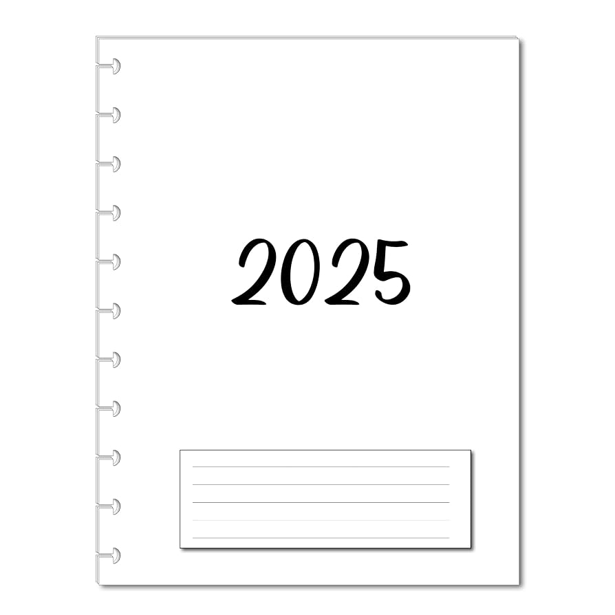Calendar Monthly Blank 2025