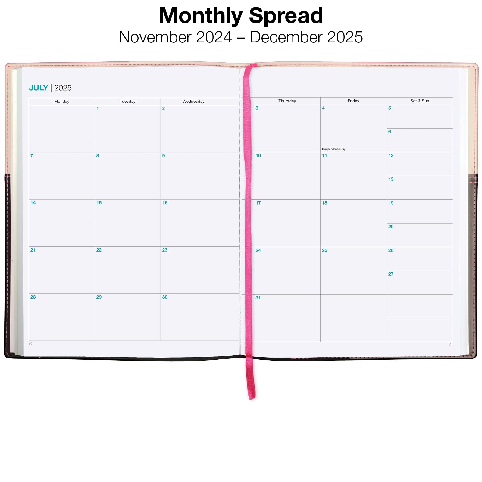 Small Blank Calendar November 2025