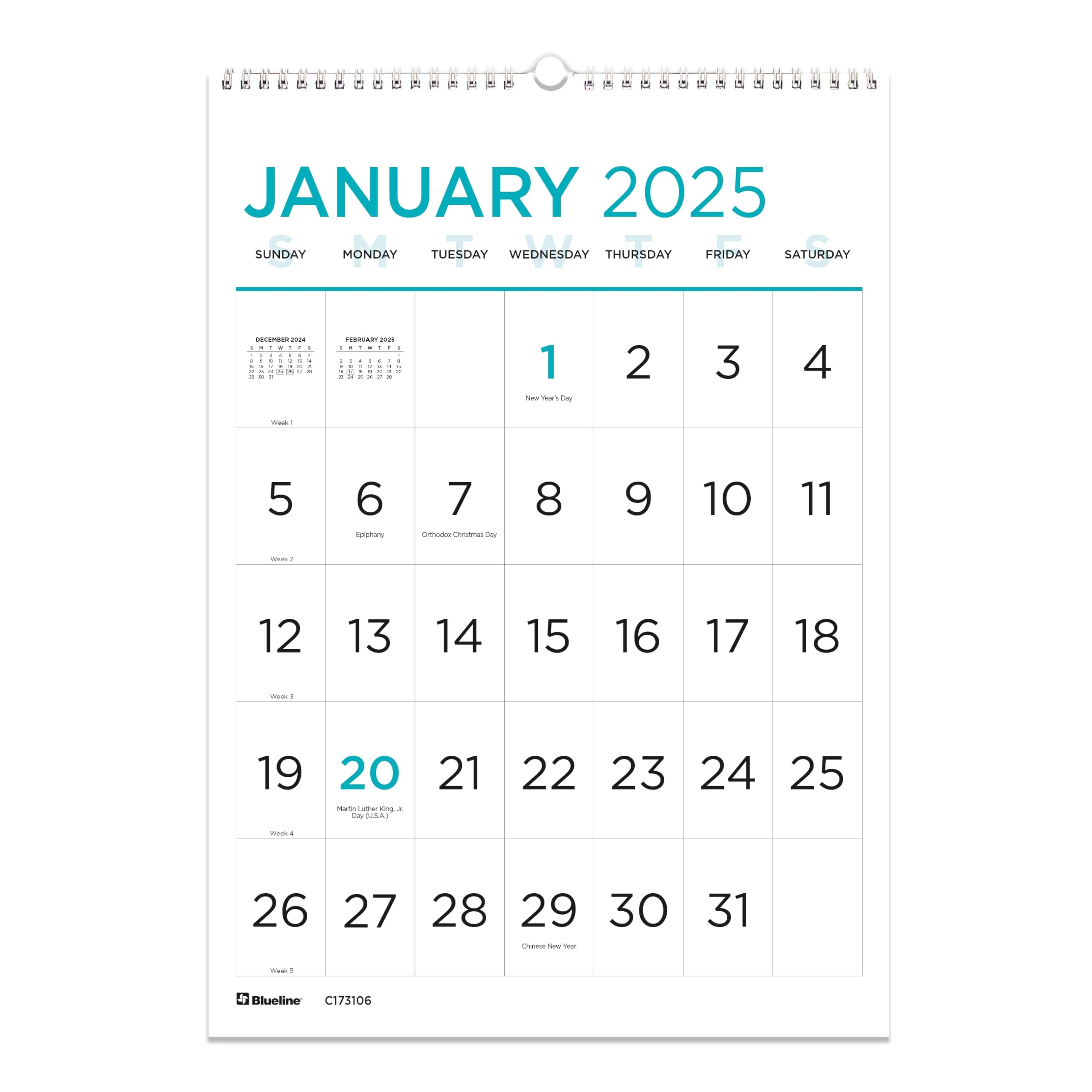 Free Printable Blank Calendar December 2025