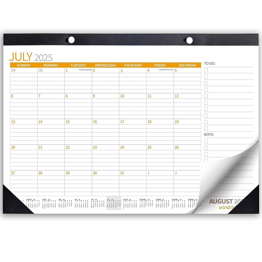 Amazon Desk Calendar 2025 Wall Calendars January 2025 December 2025 Monthly Planner Paper Office Desktop 17 X 12 12 Months Planning And Organizing Home School Office Holiday Vacation Office Products