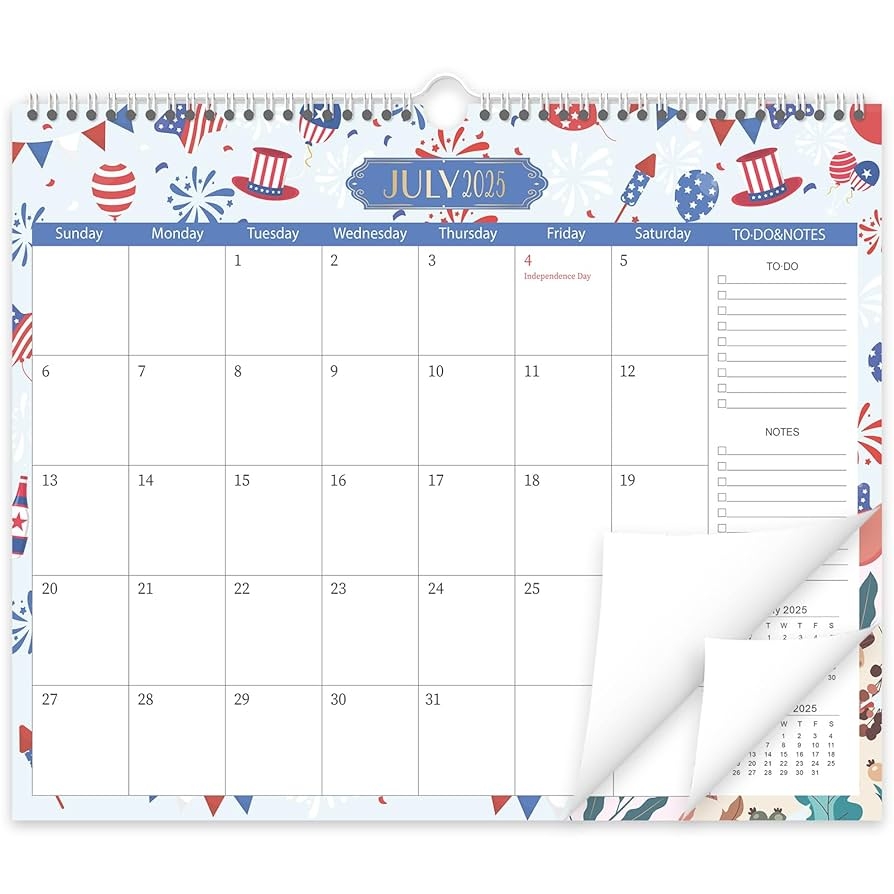 Amazon GuassLee Wall Calendar 2025 2026 School Year Calendar From Jun 2025 To Dec 2026 19 Month Paper Wall Calendar With To Do List And Notes For Office School Home Teacher Planning 14 X 11 5 Office Products