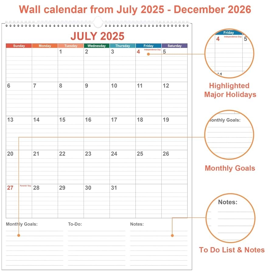 Blank Calendar Sheets 2025/2026