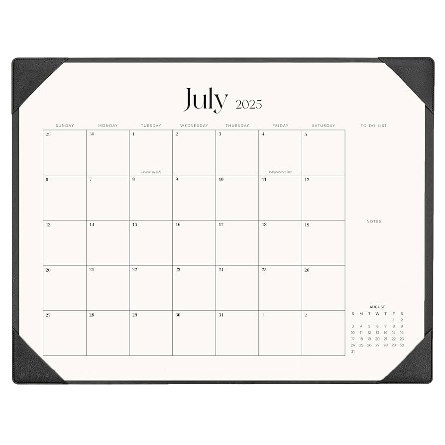 Amazon Tutazook Large Desk Calendar 2025 2026 With Desk Mat Desktop Calendar 18 Monthly Runs From July 2025 To December 2026 Desk Pad Calendar 22 X 17 Inch Perfect For Planning Organizing 