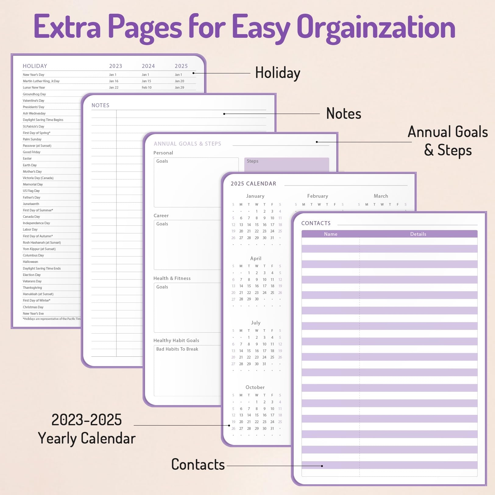 Amazon Undated 2025 Planner Forvencer B5 Daily Weekly Monthly Planner 2025 2026 12 Months Calendar Agenda Planner Organizer Notebook Simplified Large Schedule Book For Men Women 7 X 10 Office Products