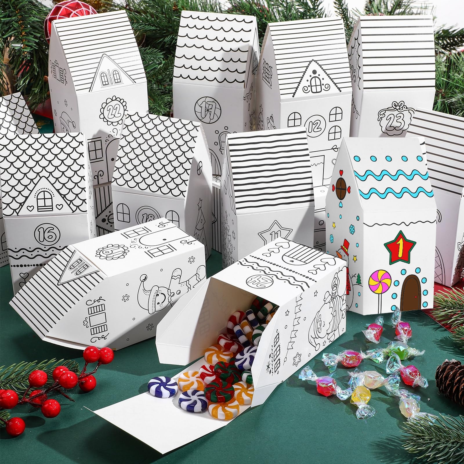 Printable Blank Advent Calendar 2025