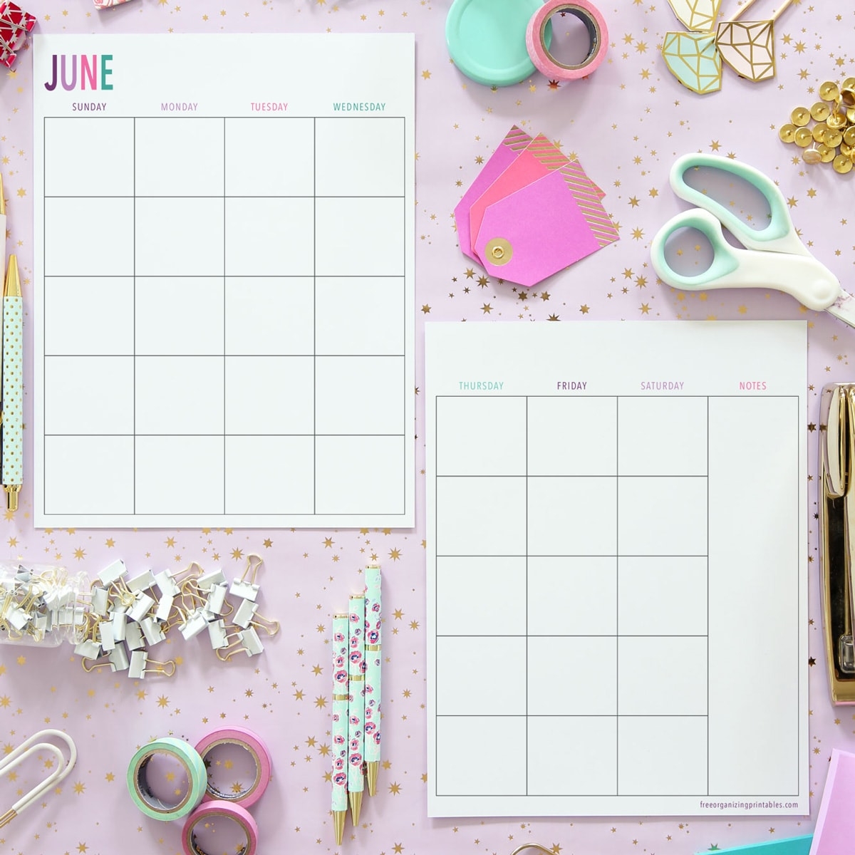 Calendars Archives Free Organizing Printables