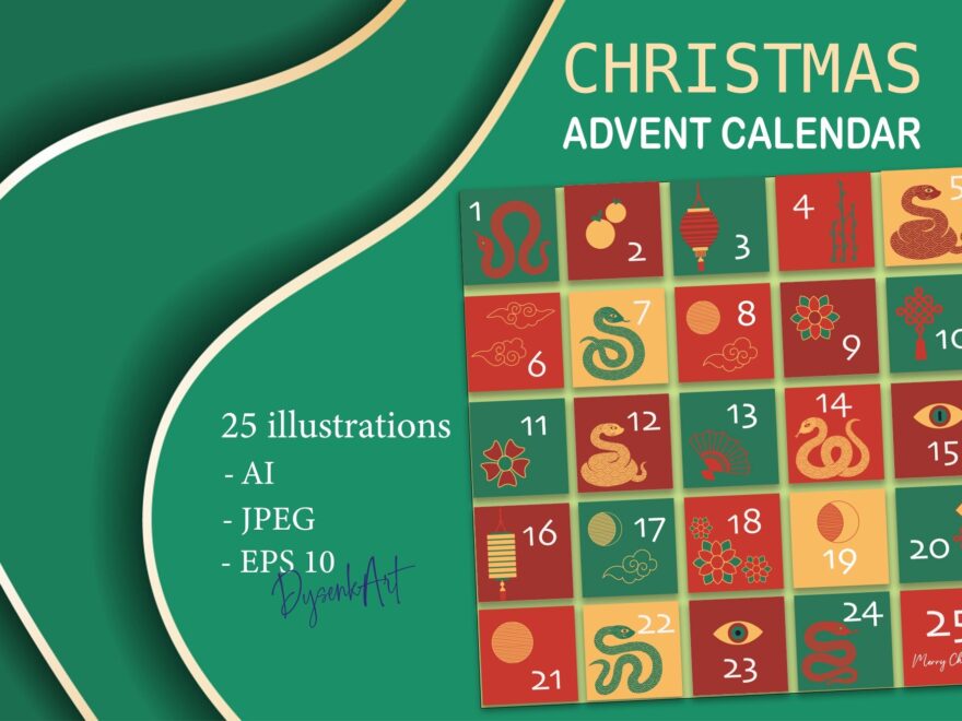 CHRISTMAS SNAKE Advent Calendar 2025
