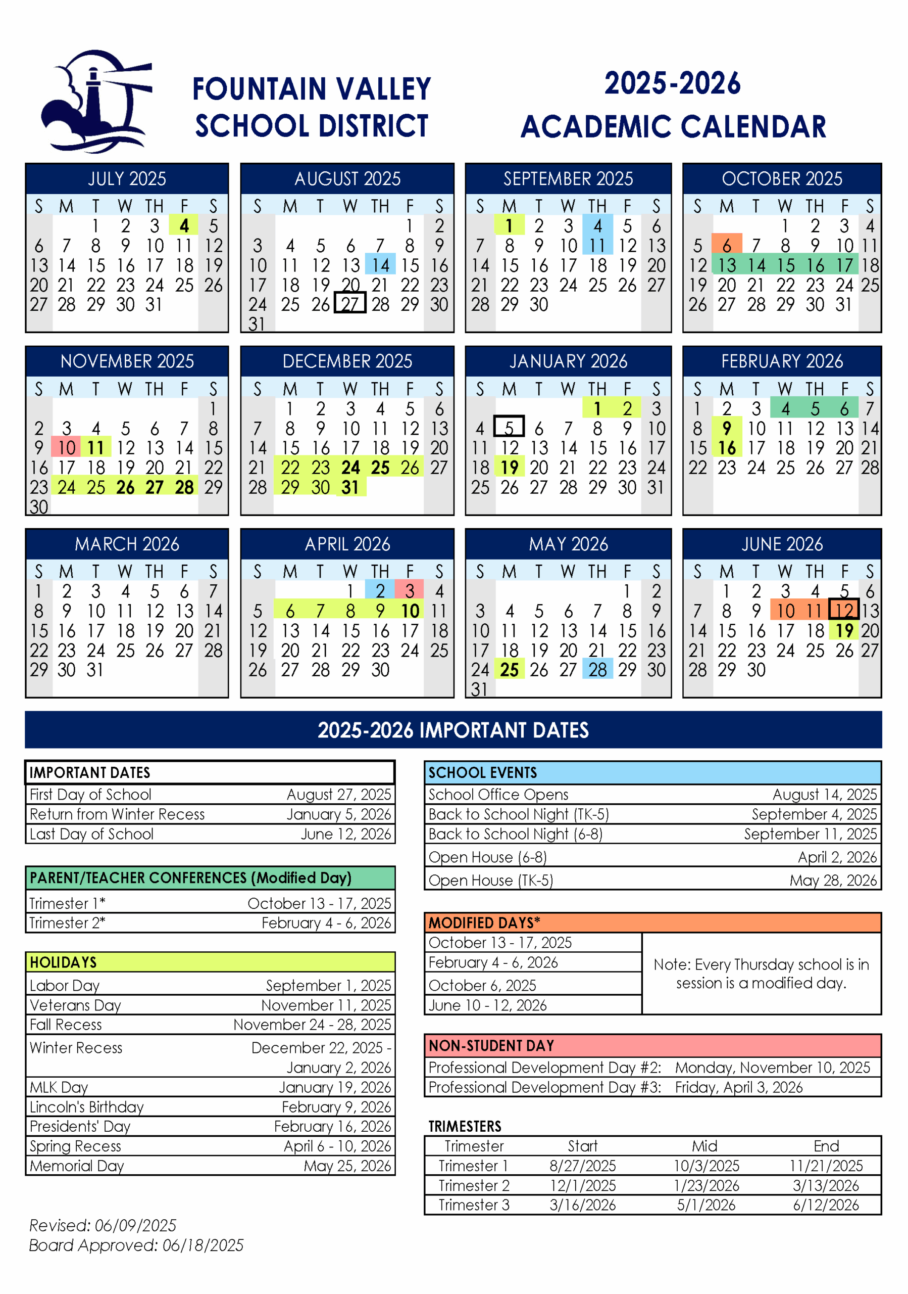 Spring Semester 2025 Blank Calendar