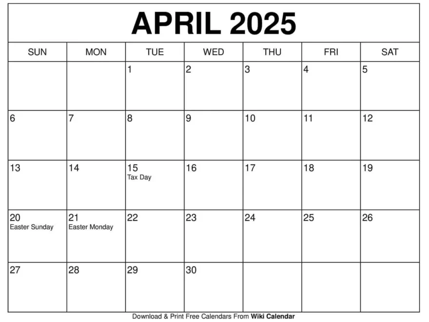 Download And Printable Calendars For 2025 Wiki Calendar