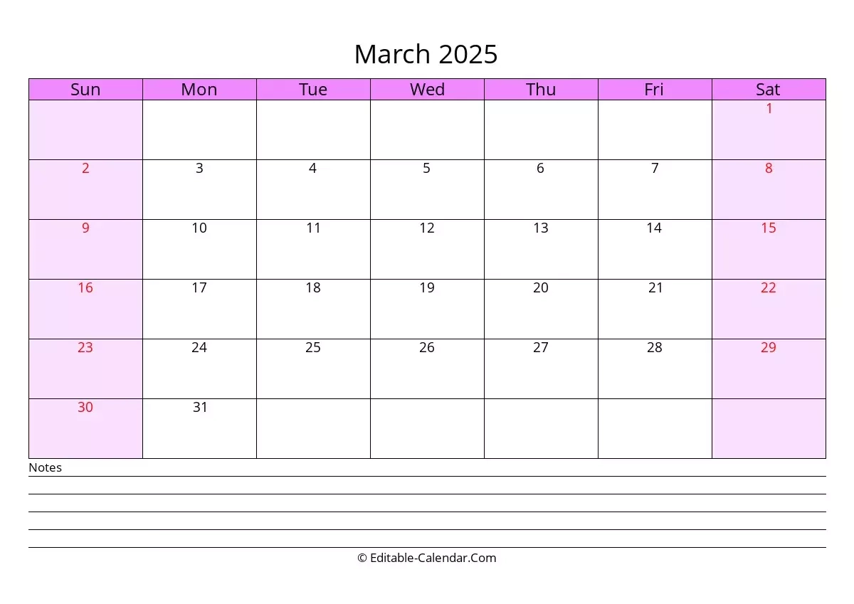 Word Blank Fillable Calendar December 2025
