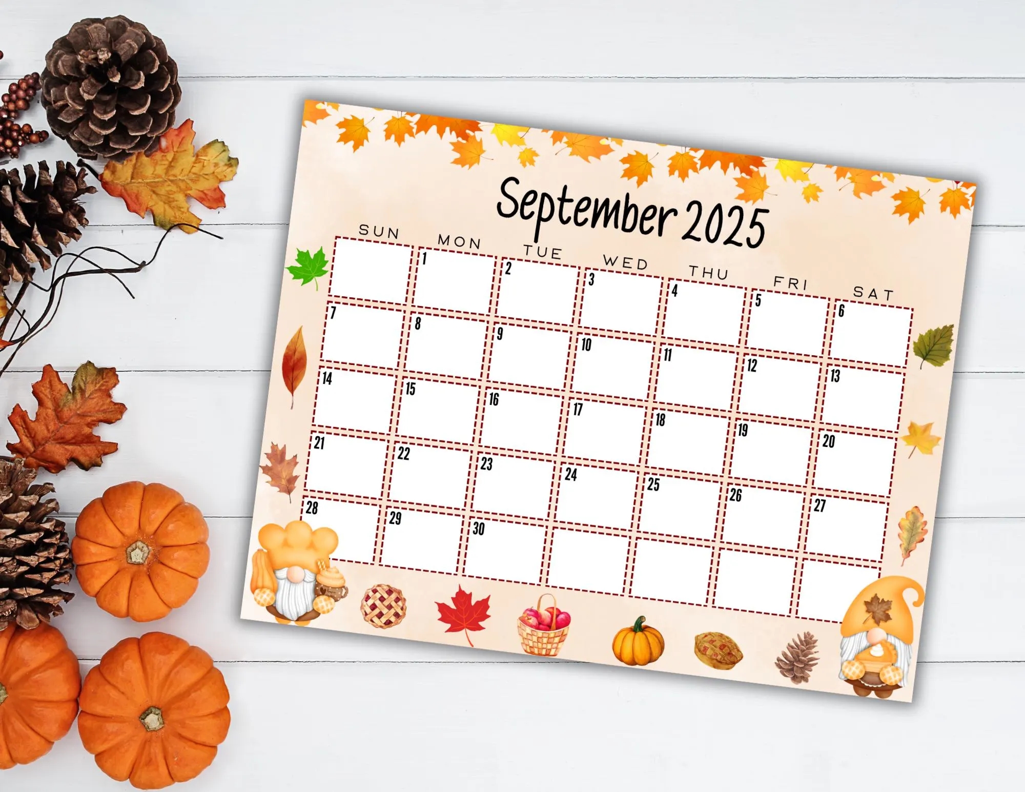 September And October 2025 Calendar
