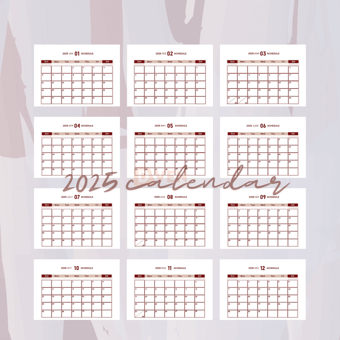 Barbie Blank Calendar 2025 Photos