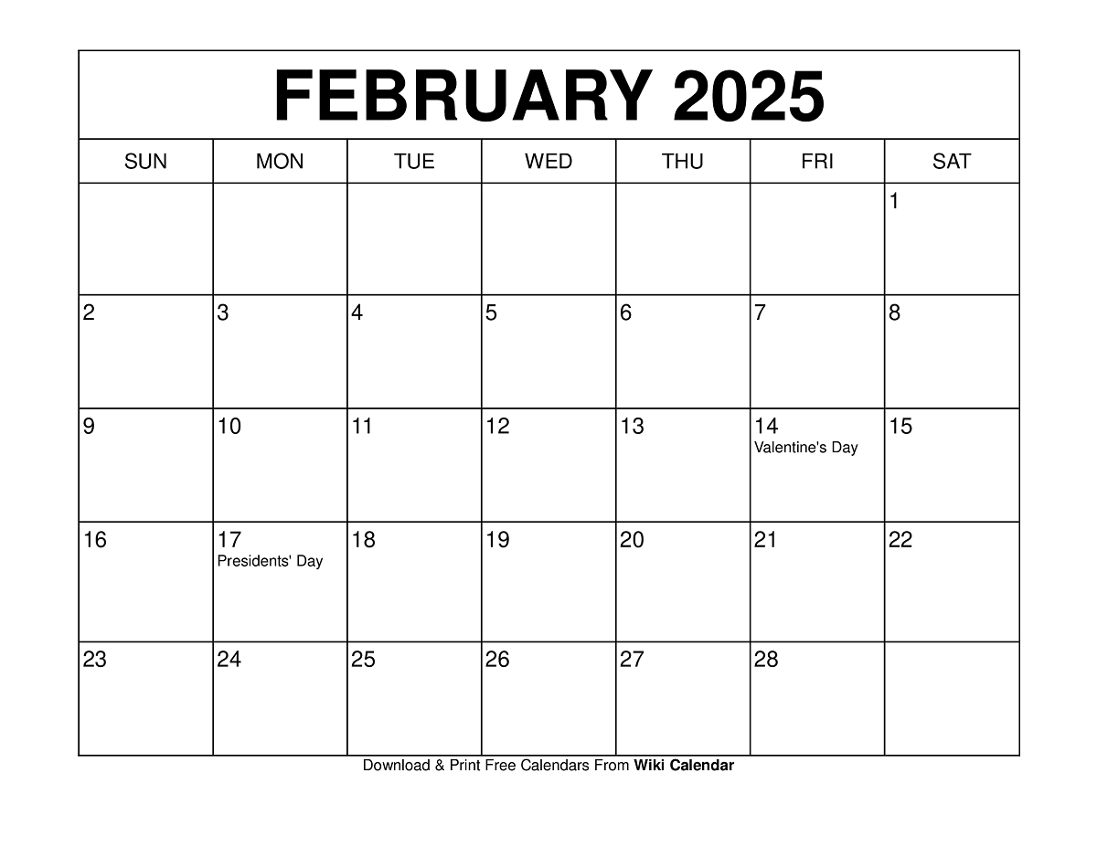 Girl Calendar 2025 Blank
