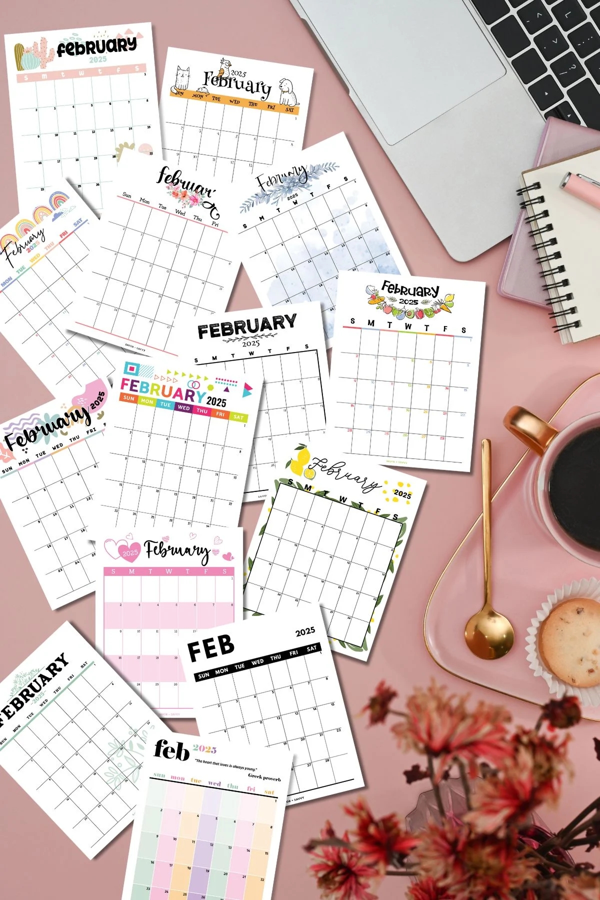 Free Editable Blank Calendar 2025