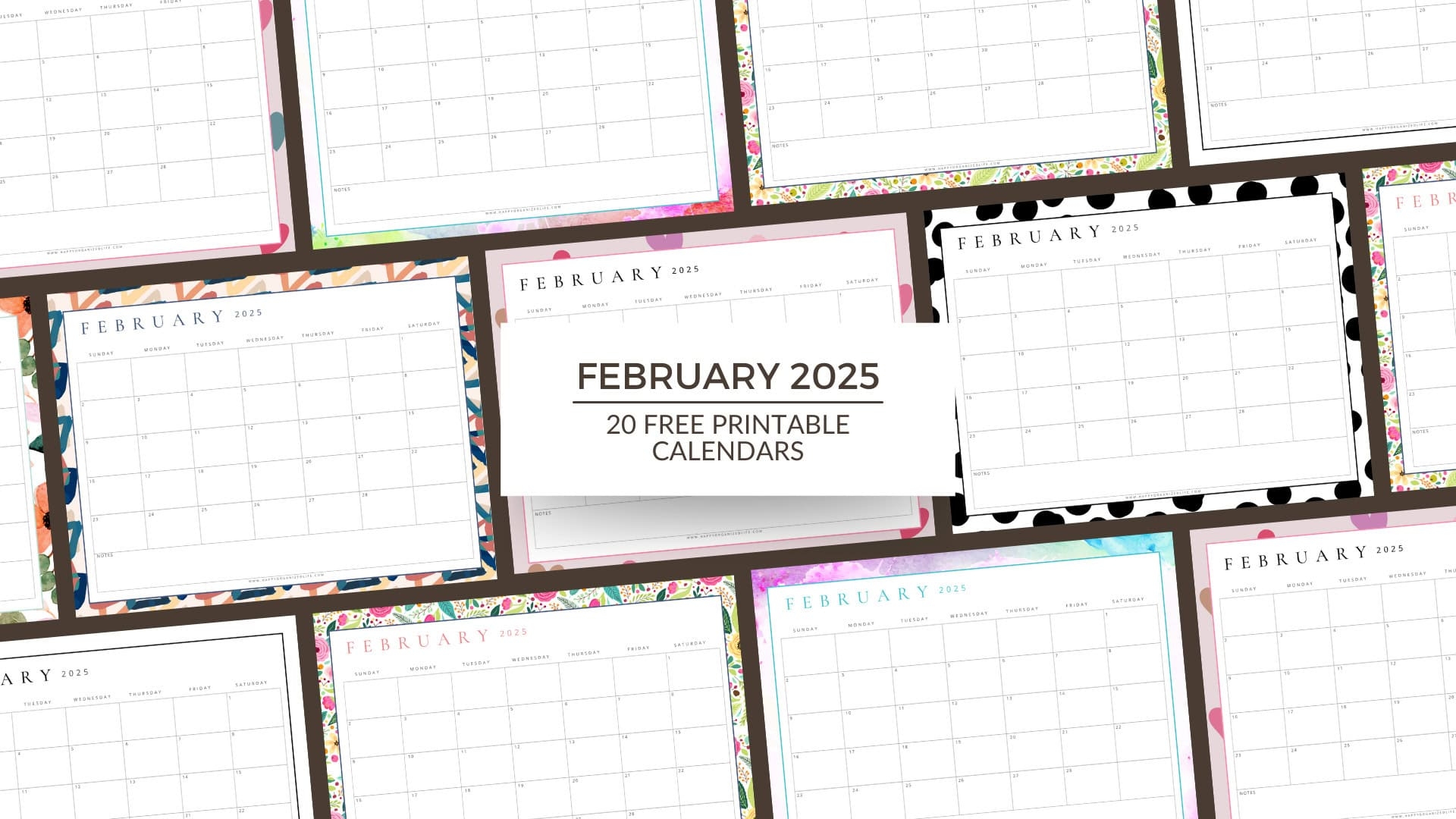 February Calendar For 2025 20 Free Printable Designs