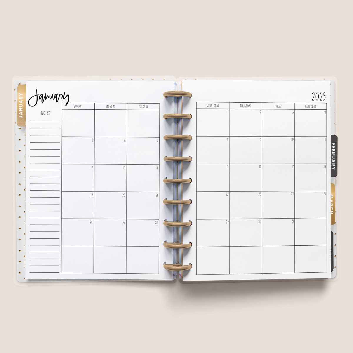 Free 2 Page Calendar Template 2025 Undated Monthly Pages