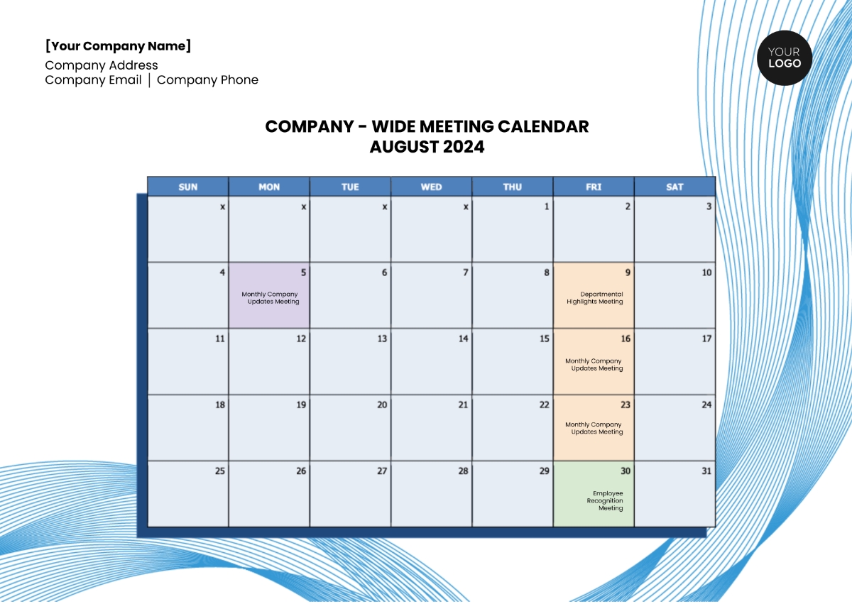 Free 2025 Academic Calendar Template To Edit Online
