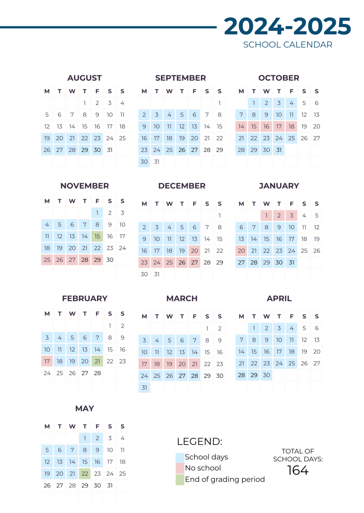 Blank September And November Calendar 2025