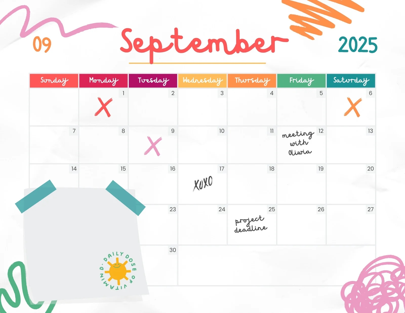 Free And Customizable September Templates