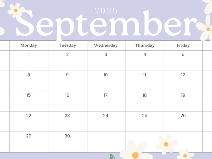 Free And Customizable September Templates