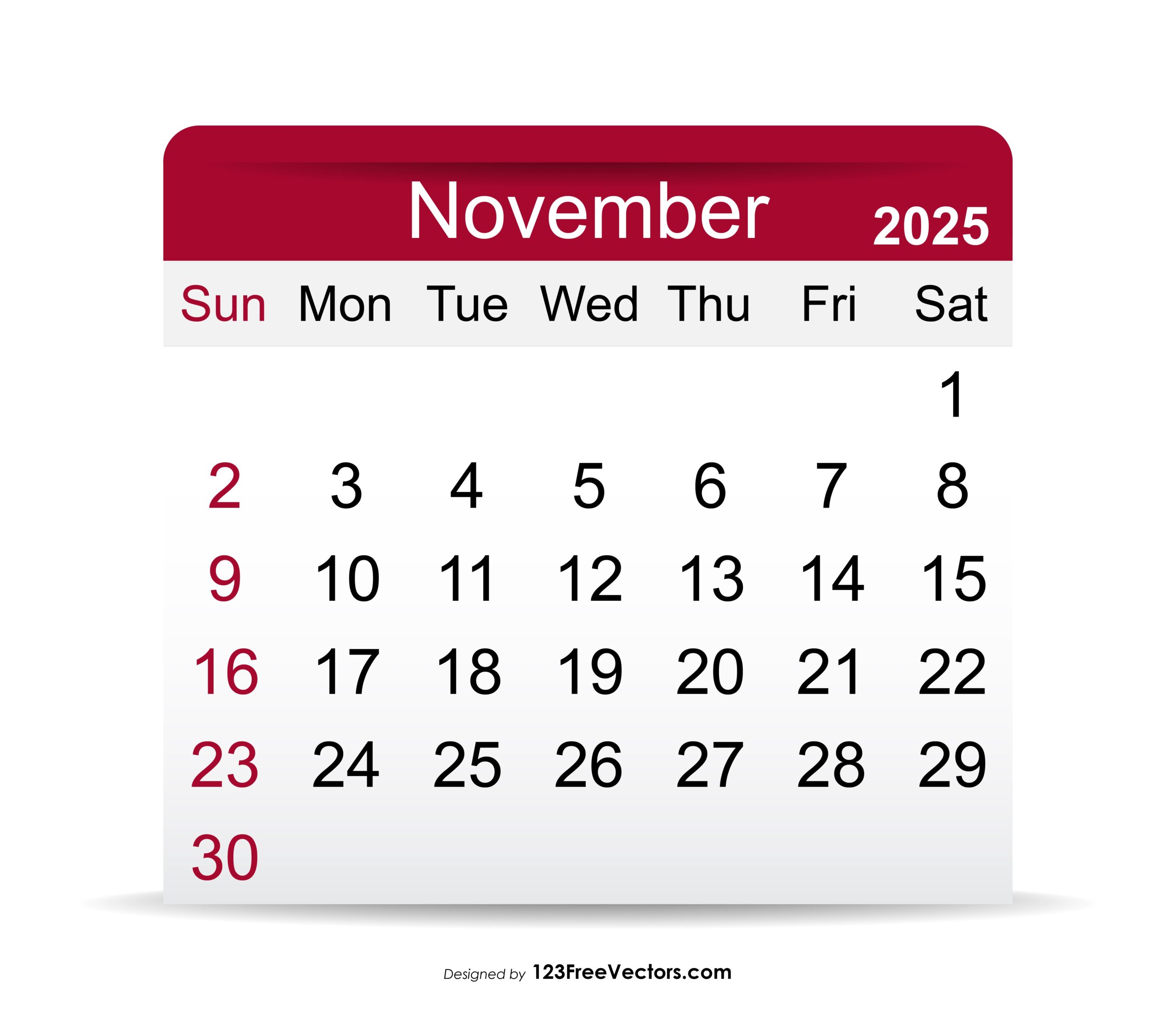October And November 2025 Calendar
