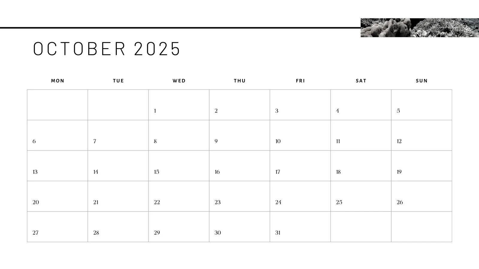 Free October 2025 Calendar Templates To Customize Canva