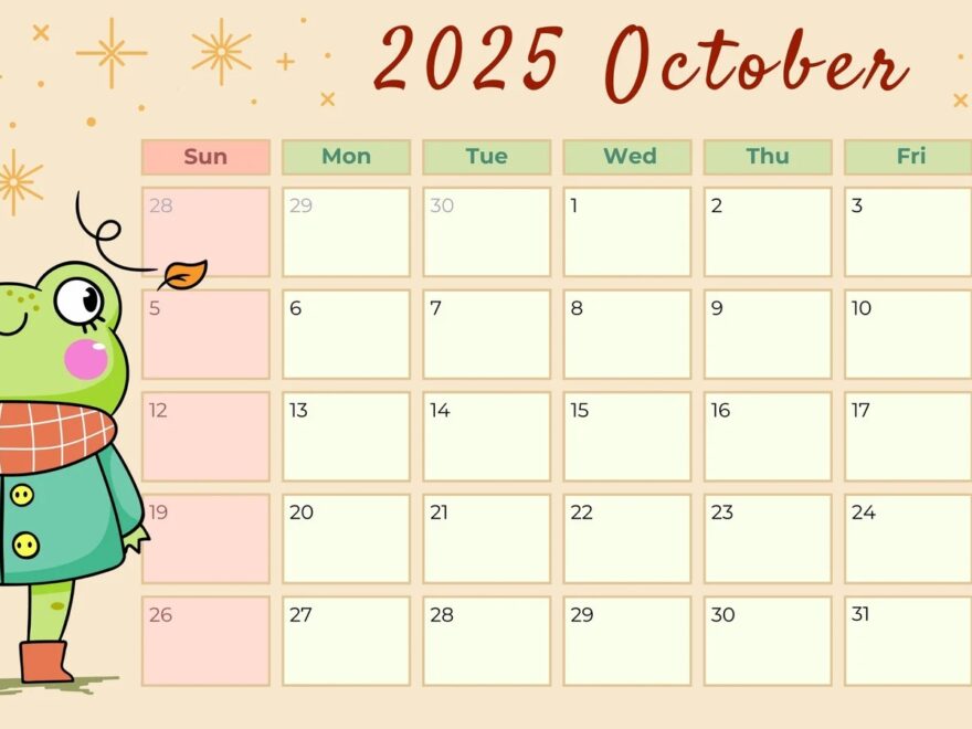 Free October 2025 Calendar Templates To Customize Canva