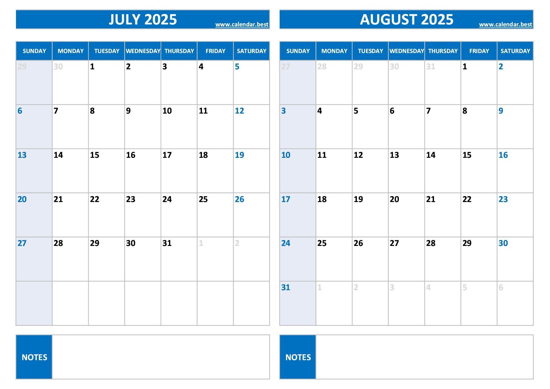 Free Printable Calendars 2025 2026 Plan Ahead Stay Organized Calendar best