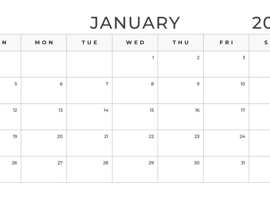 Free Printable Customizable Monthly Calendar Templates Canva