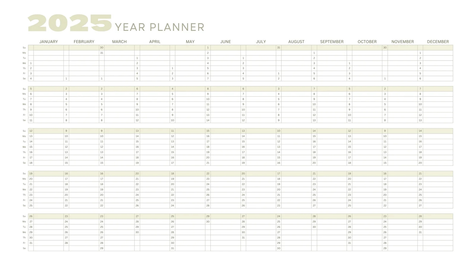 Free Printable Customizable Monthly Calendar Templates Canva