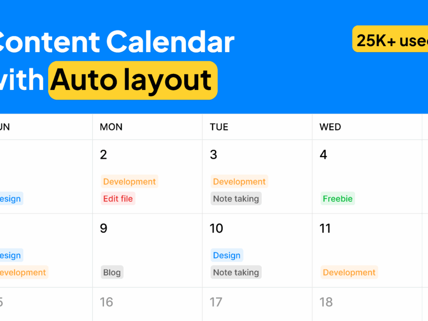 Free Printable Monthly Calendar Templates 2025 Figma