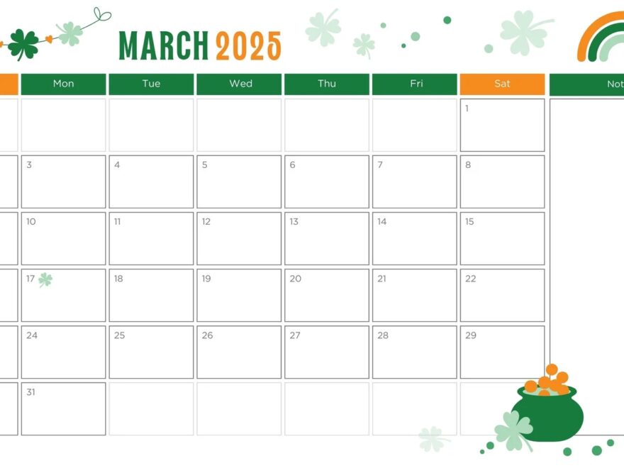 Free To Edit And Print March 2025 Calendar Templates Canva
