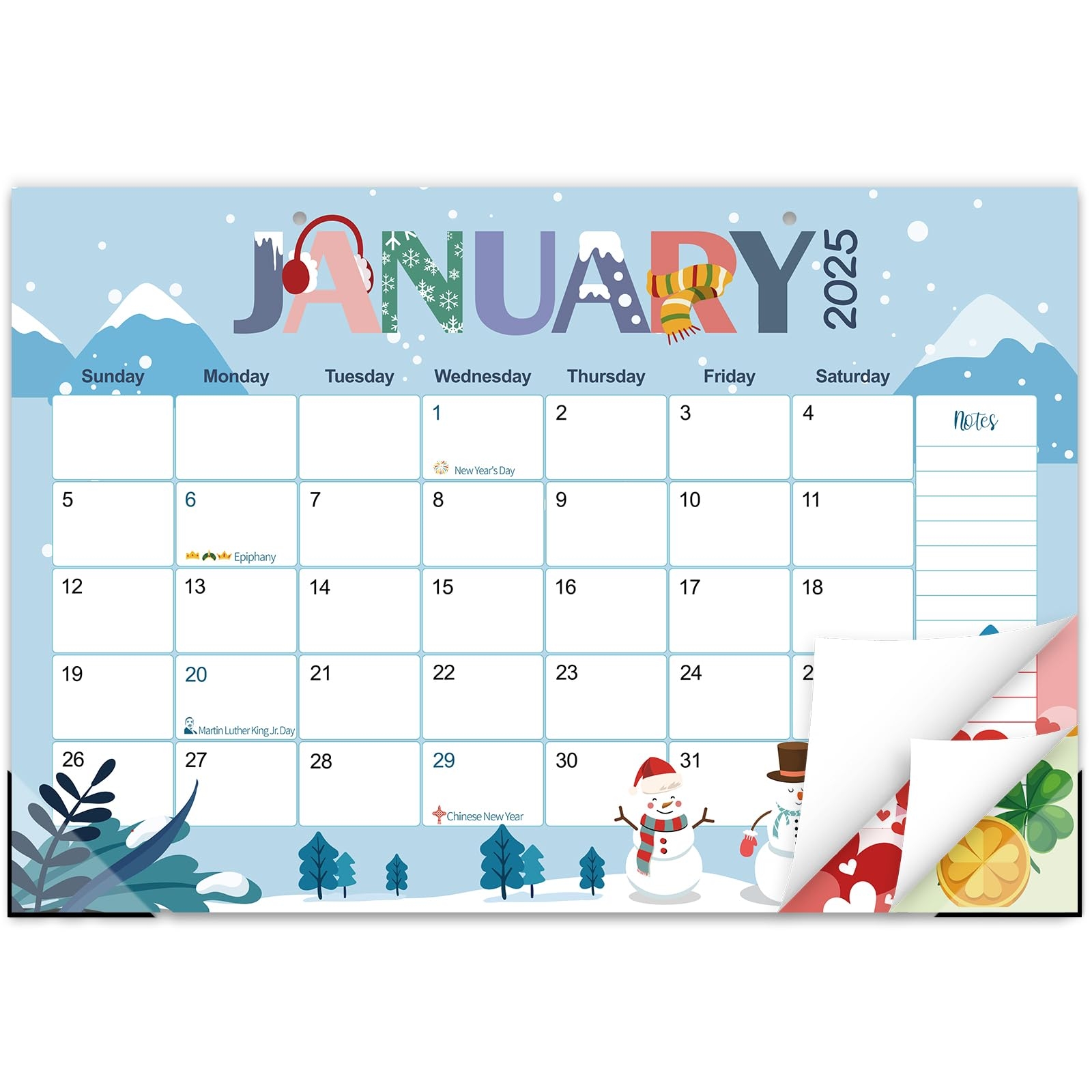 GuassLee Desk Calendar 2025 Monthly Calendar 2025 18 Month School Year Calend EBay